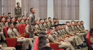 ผบ.ตร.บรรยายพิเศษ นรต.ปี 4 ปลูกฝัง Mindset ตำรวจน้ำดี รู้คุณชาติ ศาสนา พระมหากษัตริย์ ยึดปชช.เป็นศูนย์กลาง
