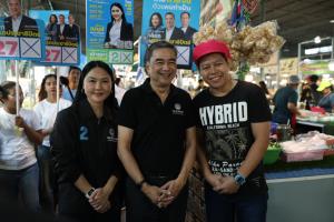 กรี๊ดสนั่น! ลั่นตลาด! ชาวพระราม 2 ขอ“มาร์ค”อย่าไปไหนอีก พร้อมเทใจให้เบอร์ 27!