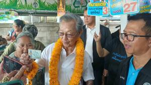 “ชวน” ช่วยหาเสียงผู้สมัครพิด‘โลก ยัน ปชป.คัดคนดี-คนนี้ไม่ขายตัว