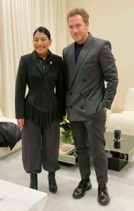 เจ้าฟ้าสิริวัณณวรีฯ ทรงศึกษาข้อมูลฉลองพระองค์ สมเด็จพระพันปีหลวง ณ หอจดหมายเหตุ BALMAIN