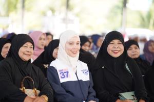 "ซาบีดา" ลุยช่วย 3 ผู้สมัครพัทลุง  เข้าสภาฯ ชี้ นาทีนี้ “ภูมิใจไทย” คำตอบสุดท้าย ย้ำ “เมืองลุง” กำลังไปได้ดี ต้องใช้การเมืองให้เป็น