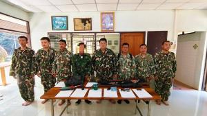 จับก่อนเผา! อุทยานฯ เขื่อนศรีนครินทร์รวบพรานพกปืน–กระสุนคามือ สกัดแผนเผาป่าล่าสัตว์