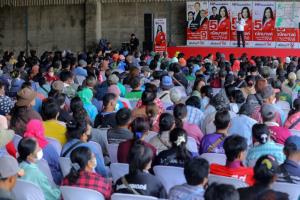 “สมศักดิ์” นำทีมพท.ปราศรัยสุโขทัย ชูดันงบยมฝั่งขวา 3,500 ล้าน แก้น้ำท่วม ย้ำเลือก “ณัคนางค์” เบอร์ 5 สานงานต่อ