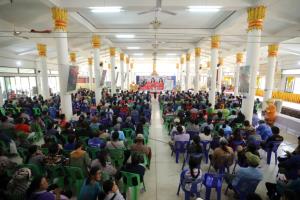 “สมศักดิ์” นำทีมพท.ปราศรัยสุโขทัย ชูดันงบยมฝั่งขวา 3,500 ล้าน แก้น้ำท่วม ย้ำเลือก “ณัคนางค์” เบอร์ 5 สานงานต่อ
