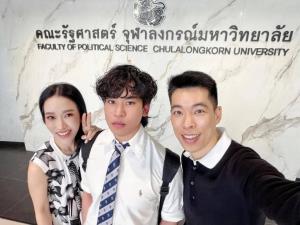 น้องธี ลีนุตพงษ์ ได้เข้าเป็นนิสิตรัฐศาสตร์ จุฬาฯ ตามรอยพ่อ