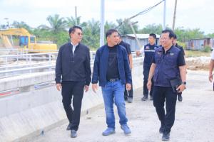 อธิบดีกรมชลประทานลงพื้นที่ติดตามและเร่งรัดงานก่อสร้างโครงการสำคัญ จ.นครศรีธรรมราช