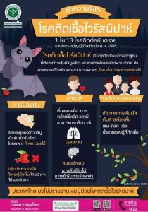 อินเดียพบผู้ป่วยไวรัสนิปาห์เพิ่ม กรมควบคุมโรคย้ำไทยเฝ้าระวังเข้มงวด มั่นใจมาตรการคัดกรอง พร้อมขอประชาชนไม่ตื่นตระหนก