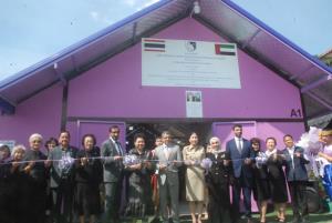 เอกอัครราชฑูต สหรัฐอาหรับเอมิเรตส์ ประจำประเทศไทย เป็นประธานพิธีเปิด โครงการโรงเพาะเห็ด