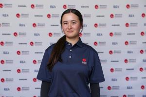 เอลิเซ่ บาร์เบอร์ ผู้เล่นอายุน้อยที่สุดในรายการ WAAP ปีนี้ (ภาพ: R&A)