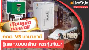 เทียบหมัดต่อหมัด!! จัดเลือกตั้ง “กกต. VS นานาชาติ” รู้เลย “งบ 7,000 ล้าน+” ควรทุ่มกับอะไร? [มีคลิป]