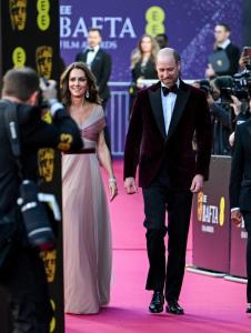 เจ้าหญิงเคทควงเจ้าชายวิลเลียม ออกงาน BAFTAs ในรอบ 3 ปี
