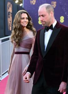 เจ้าหญิงเคทควงเจ้าชายวิลเลียม ออกงาน BAFTAs ในรอบ 3 ปี