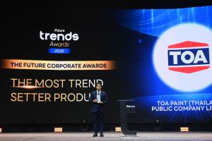 TOA คว้า 2 รางวัล "สุดยอดองค์กรผู้นำ Trend Setter" และ "ความเป็นเลิศด้าน ESG" จากเวที Future Trends Awards 2026