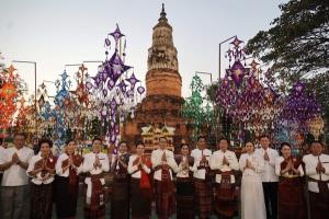 อลังการ!งานประเพณีเทศกาล“มาฆปูรณมีบูชา”ทะเลธุงอีสาน@กาฬสินธุ์