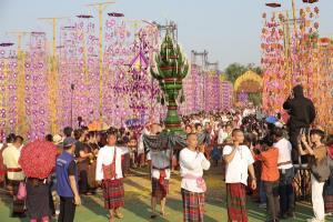 อลังการ!งานประเพณีเทศกาล“มาฆปูรณมีบูชา”ทะเลธุงอีสาน@กาฬสินธุ์