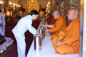 กลุ่มบริษัท ช.การช่าง ร่วมเป็นเจ้าภาพบำเพ็ญกุศลและวางพวงมาลา พระบรมราชชนนีพันปีหลวง