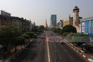 ท้องถนนในกรุงย่างกุ้งวันนี้มีปริมาณรถเบาบางหลังมาตรการให้รถส่วนบุคคลสลับวิ่งได้ในวันคู่-คี่ ตามตัวเลขบนป้ายทะเบียน เริ่มใช้เป็นวันแรก