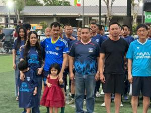 สภ.บางบัวทอง จัดฟุตบอลเชื่อมความสามัคคี ตำรวจทุกสายงาน–กต.ตร.ร่วมแข่งขันกระชับสัมพันธ์
