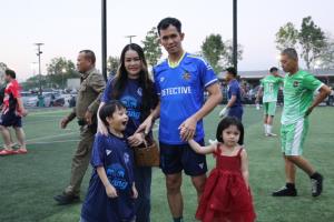 สภ.บางบัวทอง จัดฟุตบอลเชื่อมความสามัคคี ตำรวจทุกสายงาน–กต.ตร.ร่วมแข่งขันกระชับสัมพันธ์