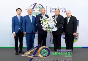 รพ.วิภาวดี ฉลองครบรอบ 40 ปี กางโรดแมป "Smart Living, Healthy Aging" สู่การดูแลผู้รับบริการทุกช่วงวัยด้วยแนวคิด “ Prevent “ Treat “ Heal “