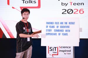 นักเรียนสาธิต มศว ประสานมิตร สื่อสารวิทย์ฯ สุดว้าว คว้าชัย SiT Talks 2026 กับหัวข้อ Predictive brain – เมื่อสมองทำตัวเป็น AI”