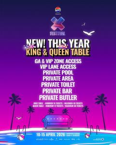 Pepsi จับมือ X Festival จัดงาน “Pepsi presents X Festival 2026” ฉลองสงกรานต์สุดยิ่งใหญ่ 10-15 เม.ย.นี้ ที่ Warehouse Stadium พระราม 4