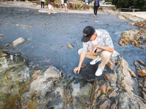 หาดนางทอง อันซีนพังงา หาดทรายสีดำพบไม่กี่แห่งในโลก (ภาพ : อโนทัย งานดี) 