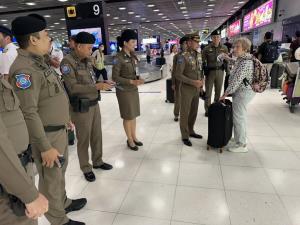 ตร.ท่องเที่ยวคุมเข้ม “สุวรรณภูมิ” ช่วงสงกรานต์ 69 ยกระดับความปลอดภัย สร้างความเชื่อมั่นนักท่องเที่ยวทั่วโลก