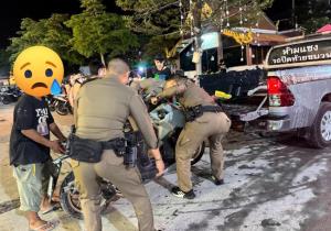 ตร.ลาดพร้าวเข้มงวด ยึดรถจยย.โจ๋แต่งซิ่ง ดัดแปลงท่อไอเสีย ก่อความรำคาญ บนถนนซอยลาดพร้าว 101 ขณะเล่นสาดน้ำสงกรานต์