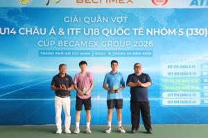 “จิณห์นิภา-พศิน” คว้าแชมป์หวดเจ 30 บินห์ เยือง ที่เวียดนาม