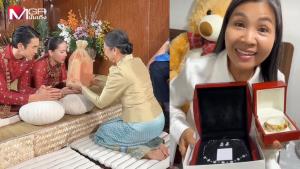 “แม่แก้ว” เปิดถุงของขวัญต้อนรับลูกสะใภ้ “ญาญ่า” ที่เตรียมไว้เป็น 10 ปี ดีใจหลายได้เป็นแม่ย่าแล้ว
