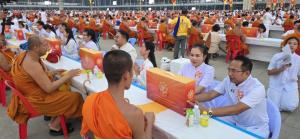 วัดพระธรรมกายนั่งสมาธิภาวนาถวายมหาสังฆทาน 40000 กว่าวัดทั่วไทยในวันคุ้มครองโลก