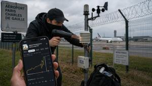 หนุ่มหัวใส ปั่นข้อมูลอุณหภูมิสนามบินฝรั่งเศส โกยกำไรตลาดพยากรณ์ Polymarket กว่า 3.7 หมื่นดอลลาร์