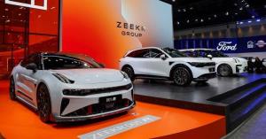 EVแบรนด์ซีเคอร์ จัดแสดงในงานมหกรรมมอเตอร์โชว์นานาชาติกรุงเทพฯ ครั้งที่ 46 ณ กรุงเทพฯ ประเทศไทย เมื่อวันที่ 24 มีนาคม 2568 - ภาพ : รอยเตอร์