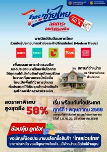 สินค้า “ไทยช่วยไทย” ราคาถูก พร้อมขาย ณ ที่ว่าการอำเภอทั่วประเทศ 1 พ.ค.นี้
