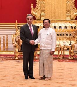 รัฐมนตรีจีนย้ำ “มินอ่องหล่าย” ปักกิ่งพร้อมสนับสนุนความมั่นคงและอธิปไตยของพม่า