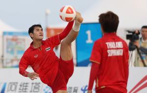 เทคบอลกระหึ่มเหมา 3 ทอง ส่งไทยรั้งที่ 2 ตารางเหรียญเอเชียนบีชเกมส์