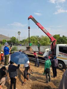 ย้ายแล้ว! ฐานรูปเคารพหินทรายที่ขุดพบ นำเก็บรักษาอย่างดีที่พิพิธภัณฑสถานแห่งชาติมหาวีรวงศ์