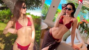 “คิมเบอร์ลี่” บิกินี่แดง อวดหน้าท้องแบนและร่อง 11 ลั่นรีบลงก่อนหุ่นจะเปลี่ยน