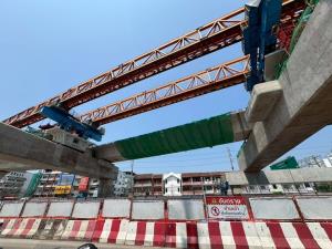 ขร.สุ่มตรวจไซต์ก่อสร้าง "สีม่วงใต้" สัญญา 5 งานคืน 51% เน้นใช้ Smart LG พร้อม CCTV-เซ็นเซอร์ควบคุมความปลอดภัยสูงสุด