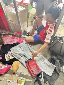 ขายขนมงานวัดไม่รุ่ง! หนุ่มมือพิการตัดสินใจงัดเครื่องซักผ้าหยอดเหรียญหาเงินยาไส้