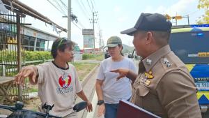 หนุ่มสั่งแฟนขี่ย้อนศร  เหตุน้ำมันใกล้หมด ก่อนชนประสานงาจยย. เจ็บสาหัส 2 ราย