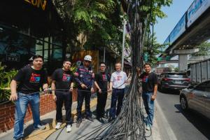 ทรู ผนึก กฟน. นำสายสื่อสารลงดิน ถนนลาดพร้าว
