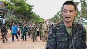 เขมรยั่วยุ! รุกประชิดลวดหนามข่องจอม ขณะพา ผช.ทูตทหารลงพื้นที่ ไทยจุดประทัดเตือน “มาลี” โวยแหลกอ้างเสียมยิง M79 ใส่