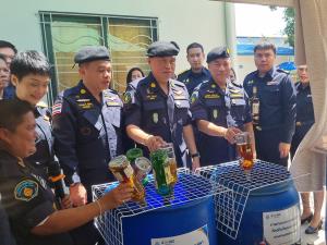 อธิบดีกรมสรรพสามิตลงสงขลา ร่วมแถลงผลการปราบสินค้าหนีภาษี 7 จังหวัดใต้ตอนล่าง
