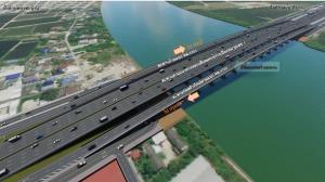เปิดใช้แล้ว!สะพานข้ามแม่น้ำบางปะกงแห่งใหม่ รับรถขาเข้ากทม. ทล.3702 รองรับปริมาณจราจร-แก้คอขวด