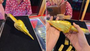 ช็อกวงการทำบุญ! “พระเกศ” ทองคำหนักเกือบ 50 บาทชาวบ้านร่วมกันนำมาหล่อ กลายเป็นทองเหลือง วัดเร่งหาความจริง