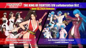 "Dead or Alive 6 Last Round" วางจำหน่าย 25 มิ.ย. พร้อมสองนักสู้รับเชิญจาก KOF