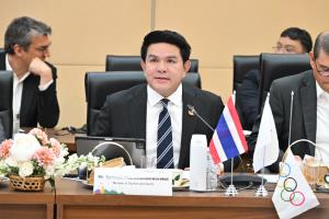 นายสุรศักดิ์ พันธ์เจริญวรกุล รัฐมนตรีว่าการกระทรวงการท่องเที่ยวและกีฬา