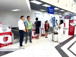 “ภัทรพงศ์”สุ่มตรวจ"สนามบินพิษณุโลก"เก็บข้อมูลหน้างาน ก่อนมอบนโยบาย ทย.